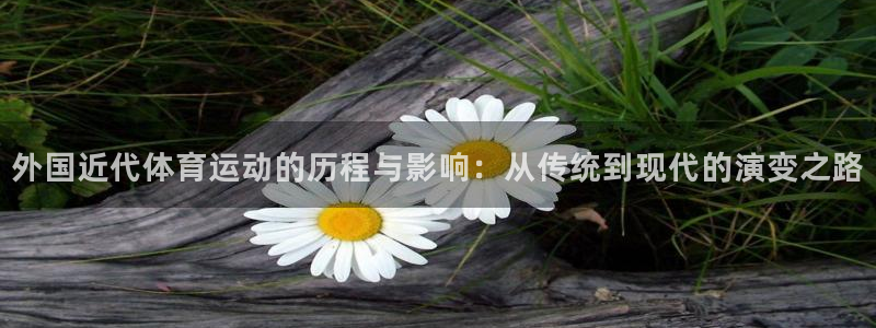 vsport体育：外国近代体育运动的历程与影响：从传统到现代的演变之路
